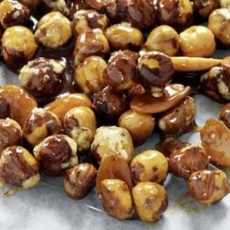 caramel-hazelnuts